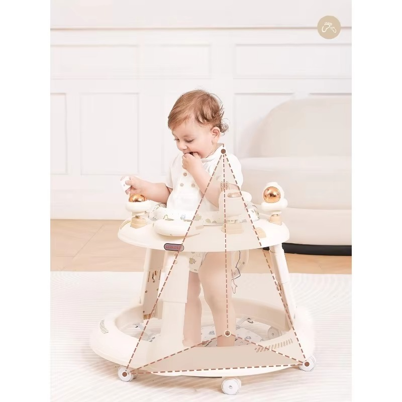 2025 Baby Walker – Anti-O-Leg & Anti-Tip Multi-Functional Push Walker for Infants 6-18 Months