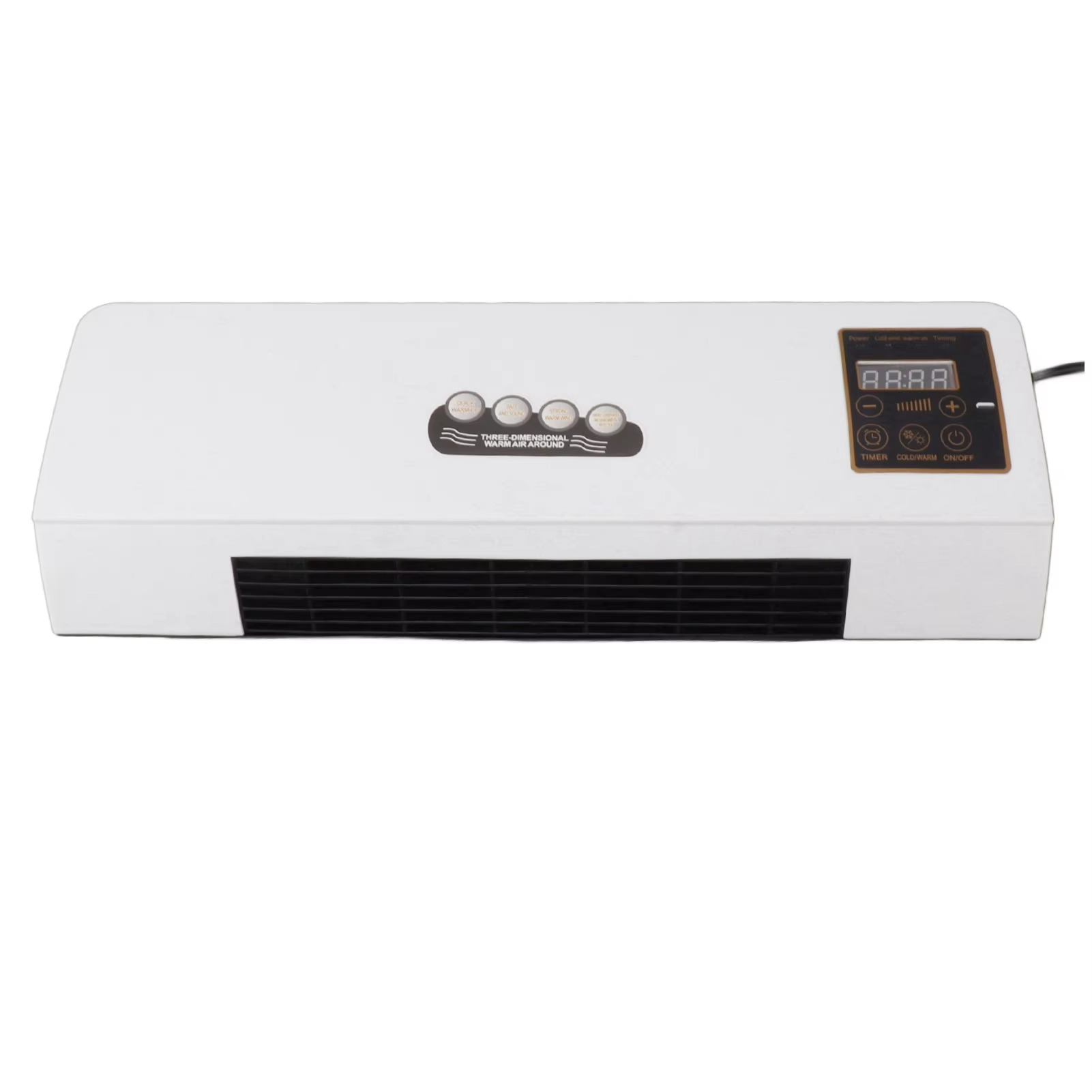 1800W Wall Mounted Heater Electric Heating Machine PTC Heating Heater with Remote Control Timer for Bedroom Bathroom English Ver
