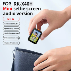 Wireless Selfie Monitor Screen for iPhone Android 850mAh Bluetooth Shutter Focus Adjustment Phone Stand Selfie Vlog Live St W8S6
