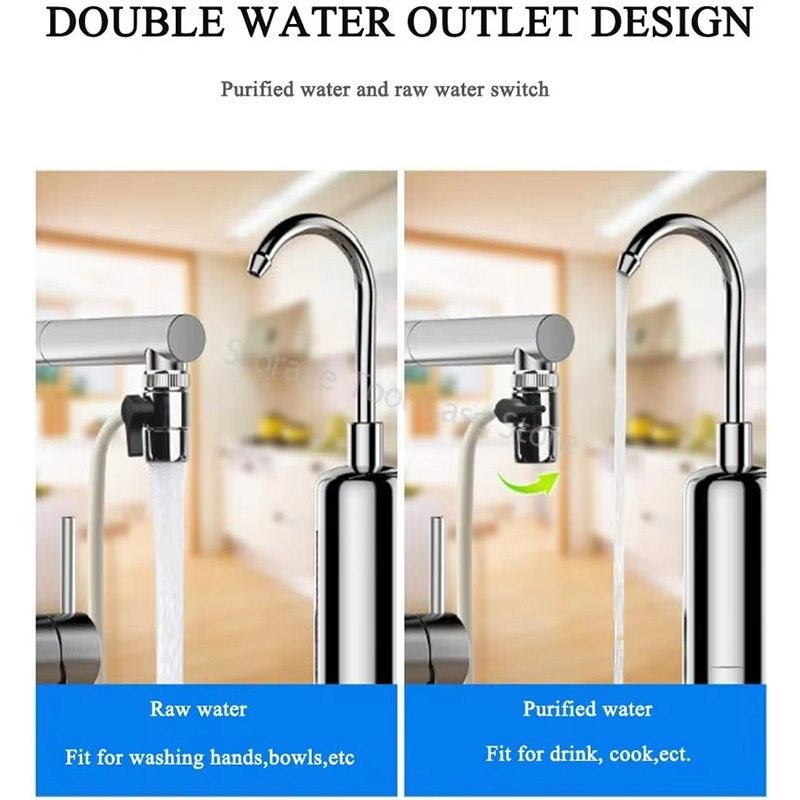 Water Purifier Household Direct Drinking Tap Filter Tap Water Filtration Water Filter Ceramic Cartridge Water Filter Purifier