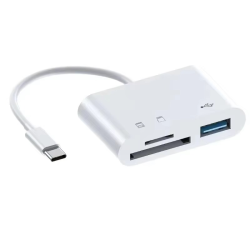 3 In 1 Adapter Type-C, Tf, Cf, Sd, Memory Card Reader, Recorder, Compact Flash Usb-C, Pro, Huawei, Macbook