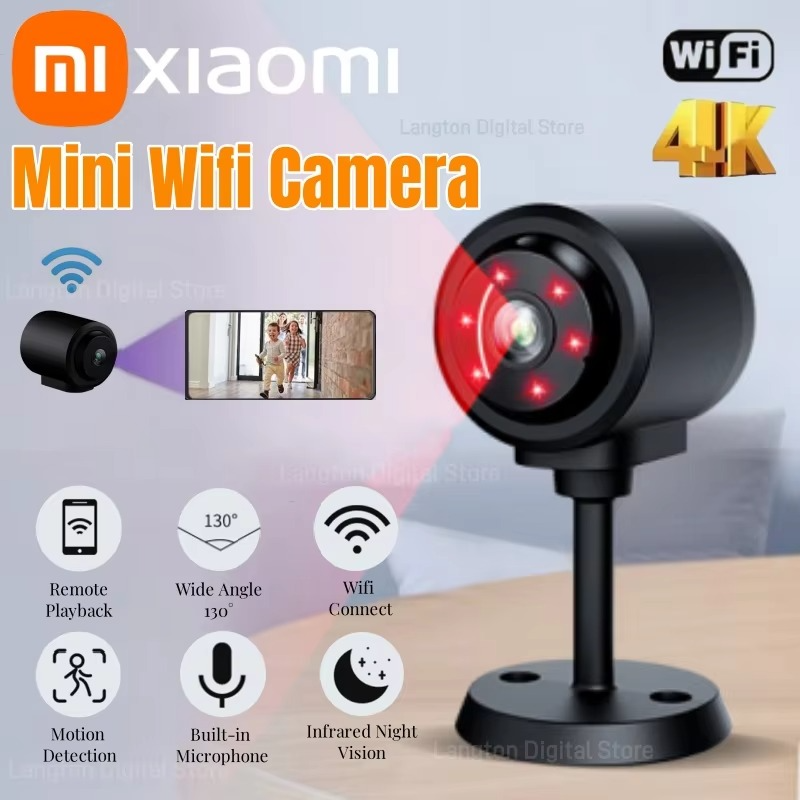 Xiaomi WIFI Mini Camera HD Security Monitor Wide Angle Remote Wireless Motion Detect Voice Record Infrared Night Vision Camera