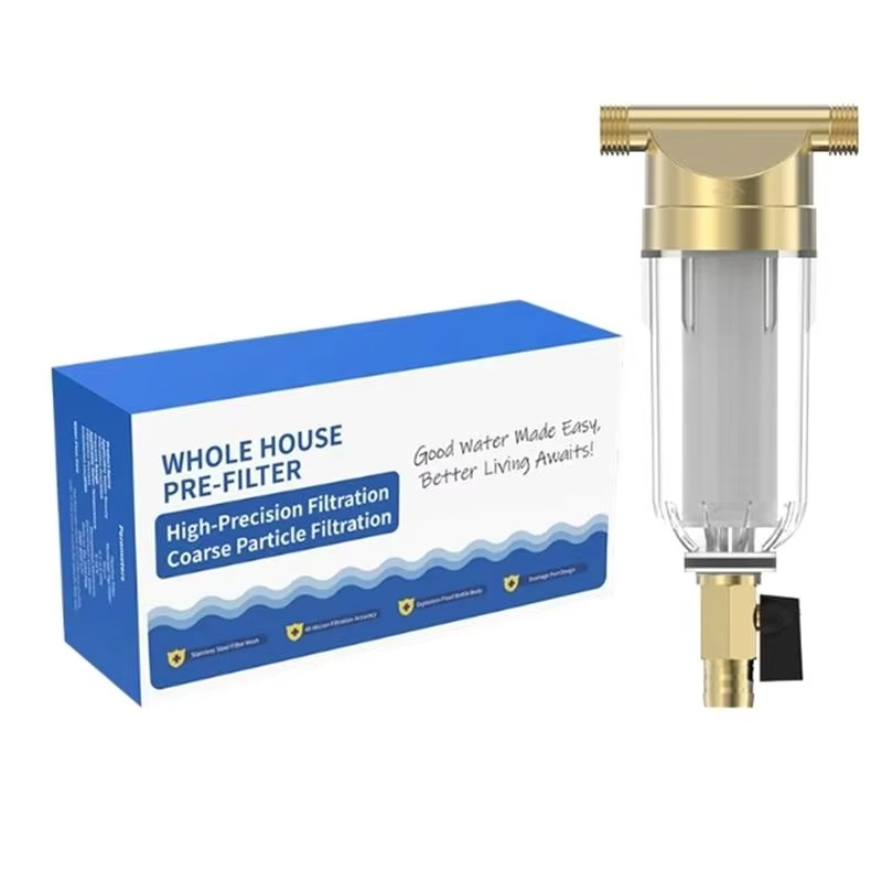 1/2inch Brass Filter with Stainless Steel Filter Mesh Tap Water Well Water Sediment Filtration Water Dispenser Accessories