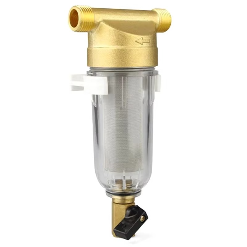 1/2inch Brass Filter with Stainless Steel Filter Mesh Tap Water Well Water Sediment Filtration Water Dispenser Accessories