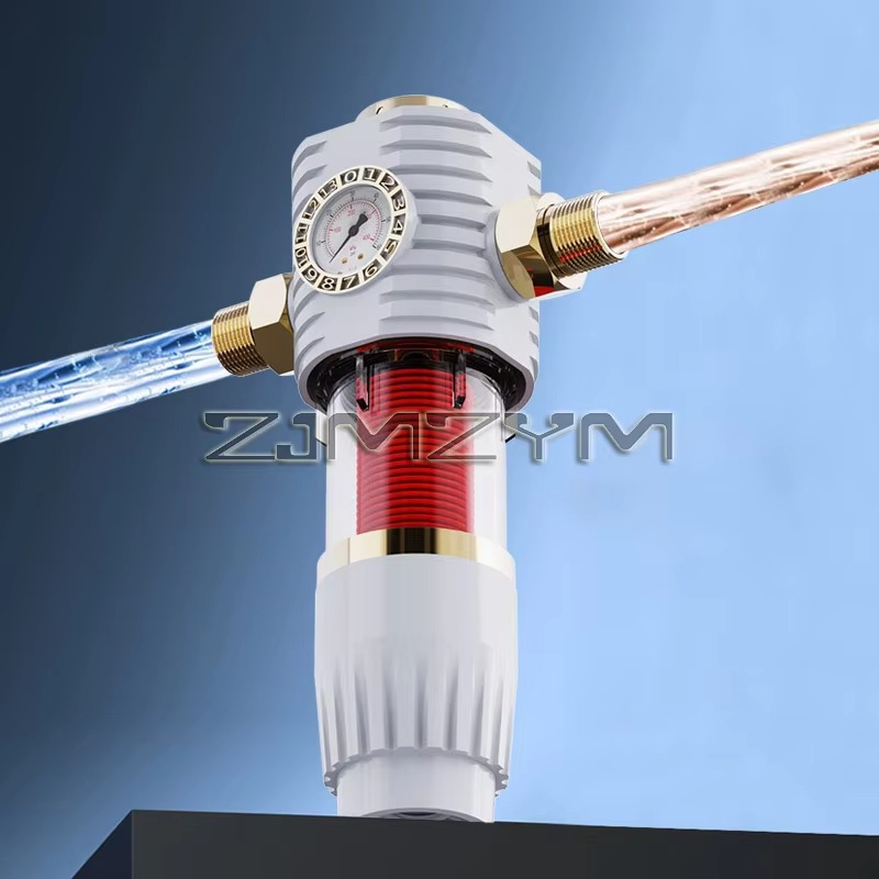 Household Water Purifier Backwash Prefilter Brass Water Filter 40um Central Purifier System