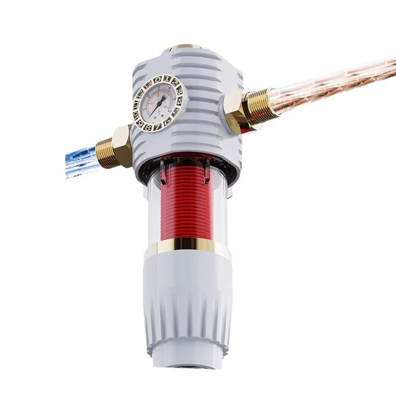Household Water Purifier Backwash Prefilter Brass Water Filter 40um Central Purifier System