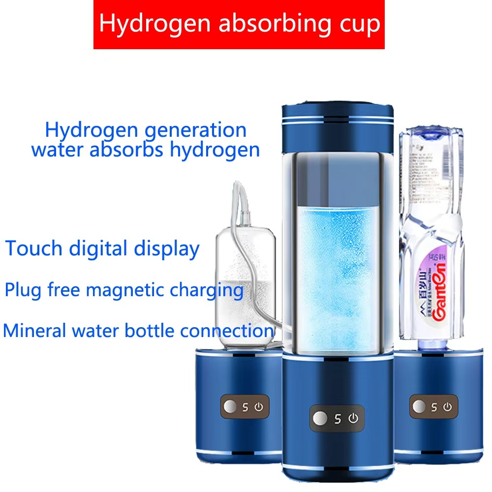 Hydrogen Water Generator Alkaline Maker USB Rechargeable Water Ionizer Bottle Super Antioxidant ORP Hydrogen-Rich Water Cup