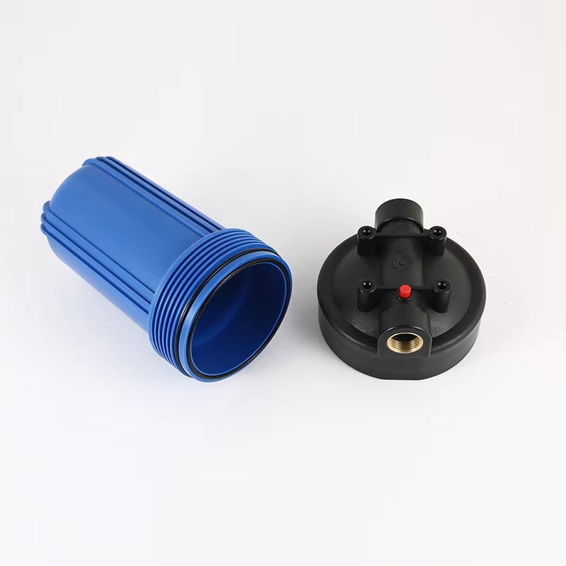 10inch Blue Filter Bottle with Wrench Prefiltration Industrial Water Purification Accessories 3/4"1"1.5" Copper Thread