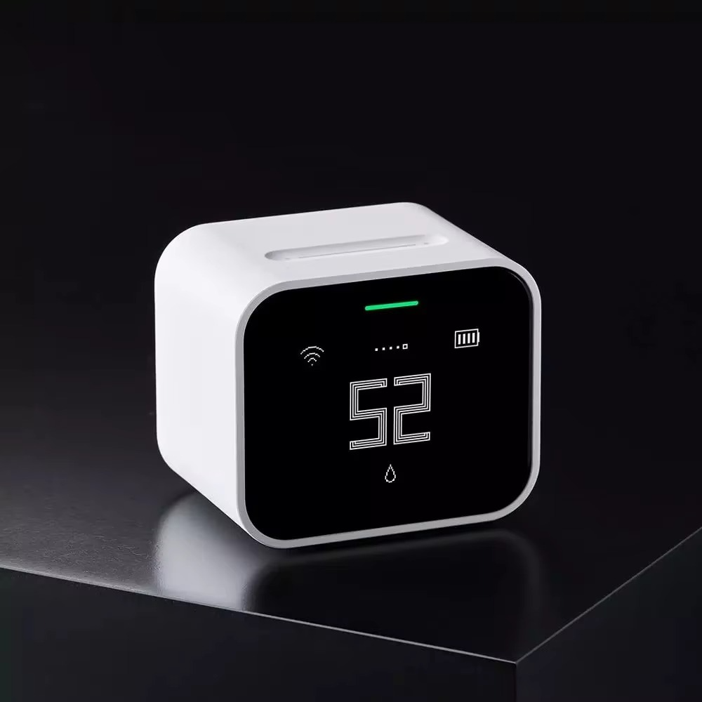 Qingping Smart Air Detector Lite CO2 PM2.5 PM10 Temperature Humidity Monitor Touch Screen Work With Mihome APP Apple HomeKit