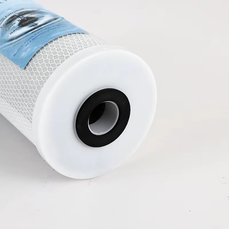10inch CTO Filter Element Block Compression Sintered Activated Carbon Water Purifier Fittings Remove Residual Chlorine Odor