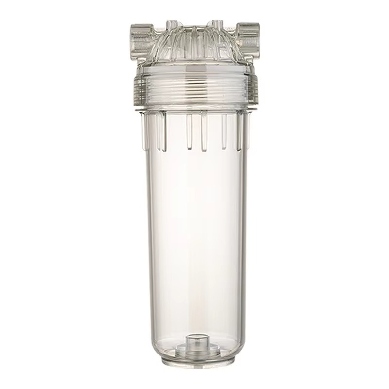 1pc 10inch PET Transparent Filter Bottle Household Water Purifier Accessories Water Purifier Front Filter Shell 1/4"1/2"