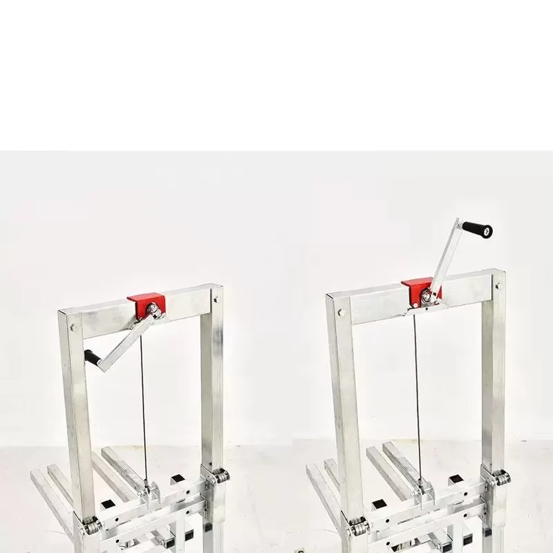 Loading Artifact Lifting Handling Stacker Forklift Lift Portable Folding Retractable Trolley Bearing 60Kg Adjustable Hand Cart