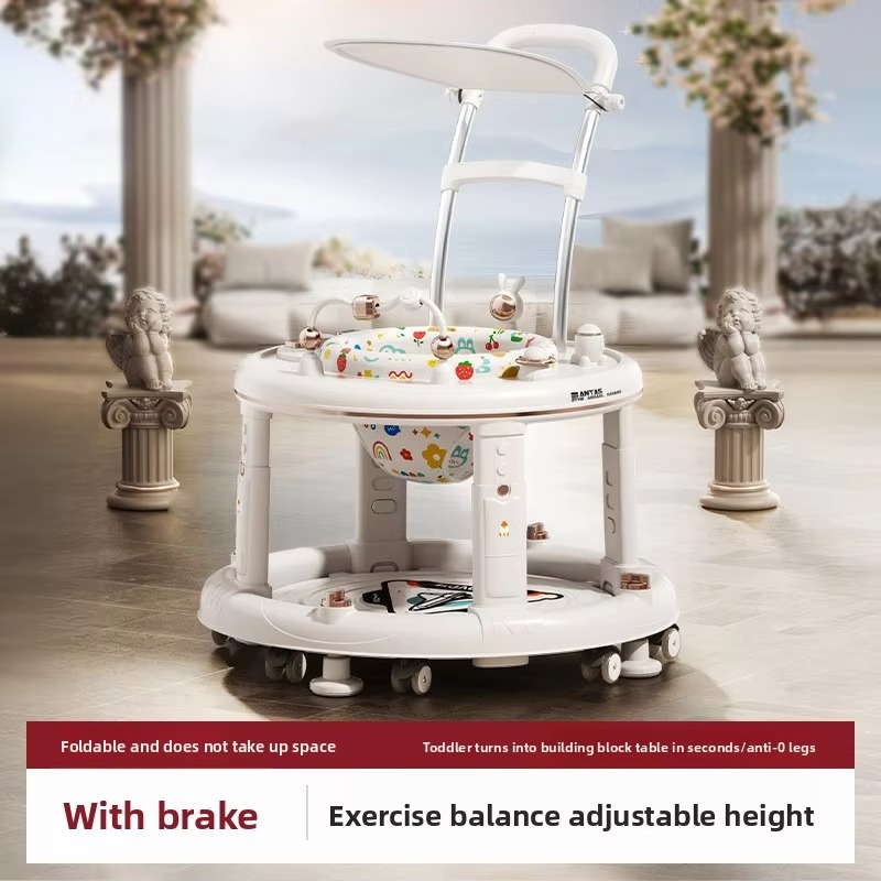 Children's Walker Anti-o-leg Baby Multi-function Anti-rollover Baby Can Sit and Push The Toddler Walker