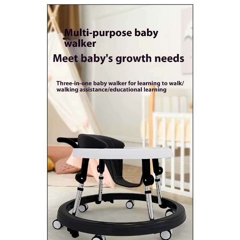 2025 Upgraded Baby Walker – Anti-O-Leg Anti-Tip Multi-Functional Learning Push Toy for Infants 6-18 Months
