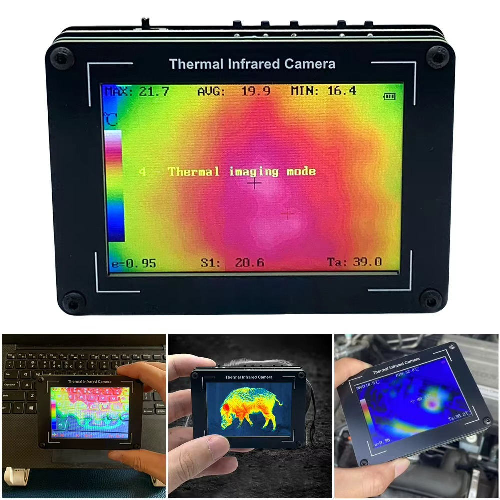 3.5 Inch Infrared Imager -40-450℃ Measurement 32x24 Pixel Thermal Camera for Inspection Electrical/Mechanical Building