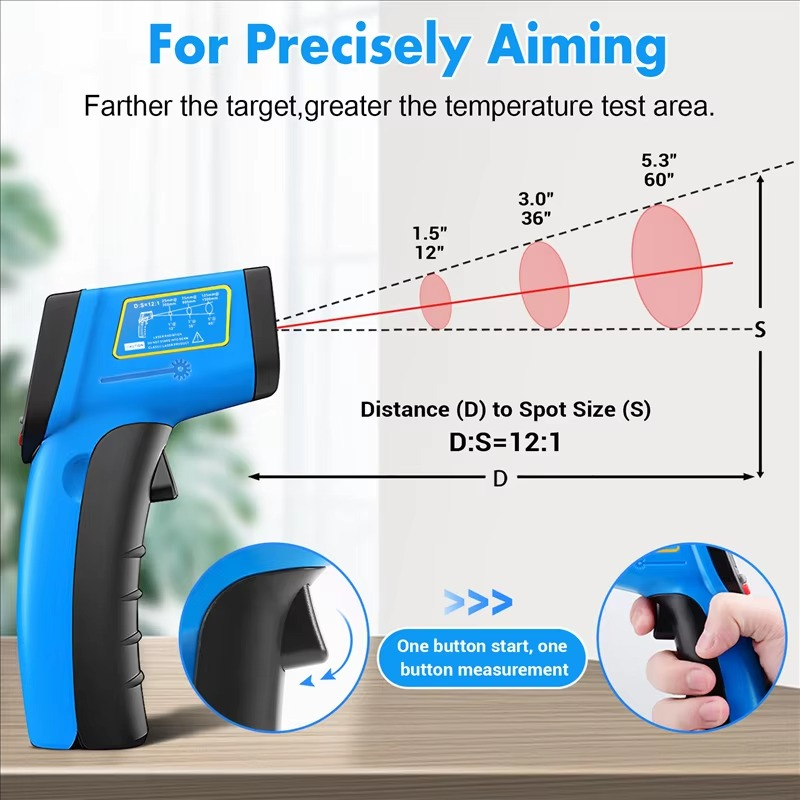 GM321 Handheld IR Thermal Imaging Camera Digital Colordisplay Infrared Image Resolution Thermal Imager Camera-BCBW