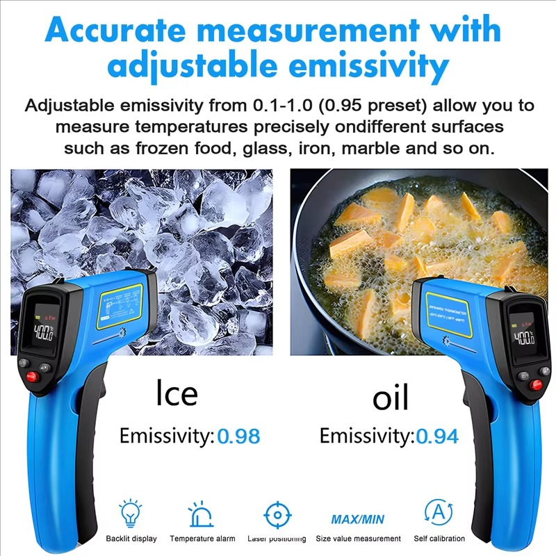 GM321 Handheld IR Thermal Imaging Camera Digital Colordisplay Infrared Image Resolution Thermal Imager Camera-BCBW