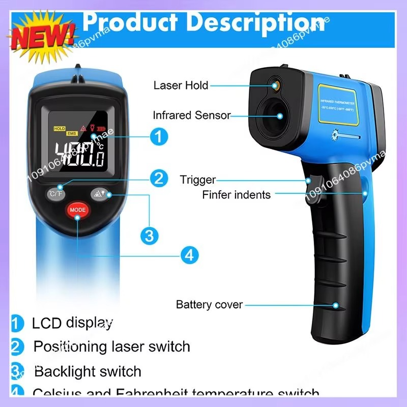 T24C GM321 Handheld IR Thermal Imaging Camera Digital Colordisplay Infrared Image Resolution Thermal Imager Camera
