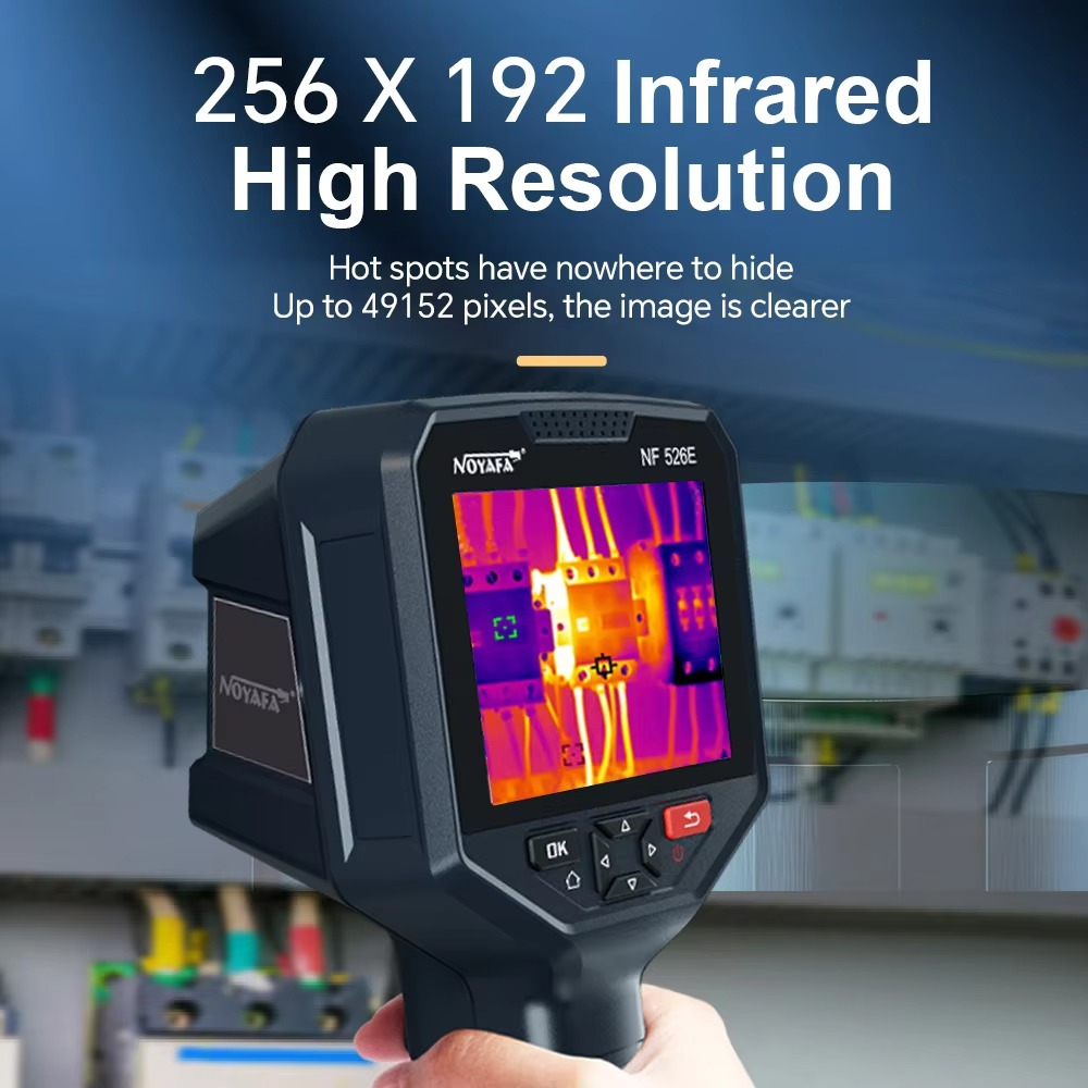 NOYAFA NF-526E Thermal Imager 256X192 Thermal Imaging Camera Infrared Temperature Meter For Repair, PCB, Pipeline Detection