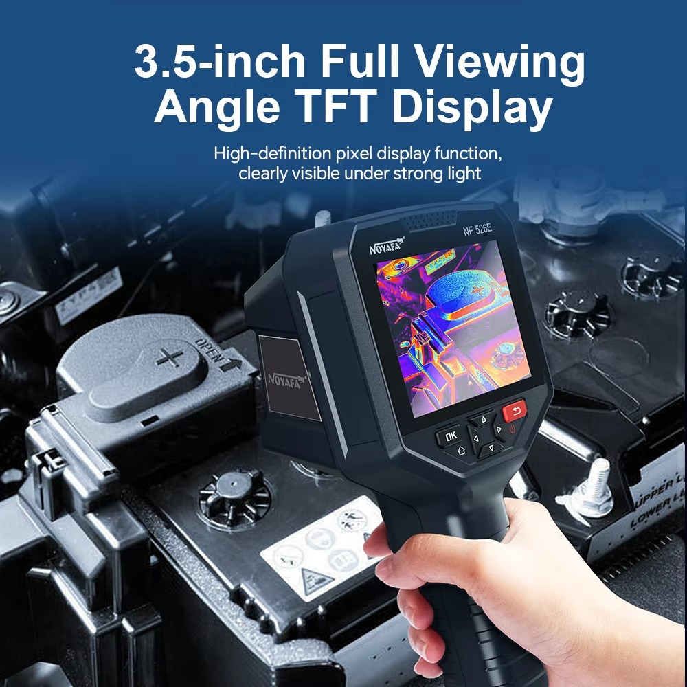 NOYAFA NF-526E Thermal Imager 256X192 Thermal Imaging Camera Infrared Temperature Meter For Repair, PCB, Pipeline Detection