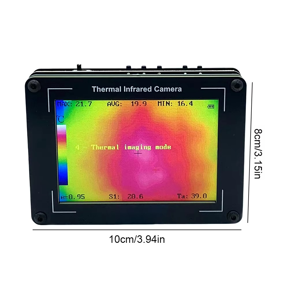 3.5 Inch Thermal Imaging Camera -40-450℃ Measurement 32x24 Pixel Thermal Camera for Inspection Electrical/Mechanical Building