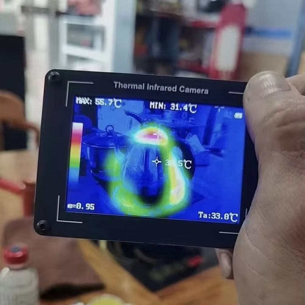 3.5 Inch Thermal Imaging Camera -40-450℃ Measurement 32x24 Pixel Thermal Camera for Inspection Electrical/Mechanical Building