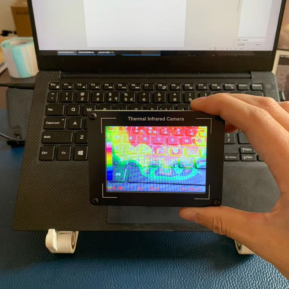 3.5 Inch Thermal Imaging Camera -40-450℃ Measurement 32x24 Pixel Thermal Camera for Inspection Electrical/Mechanical Building