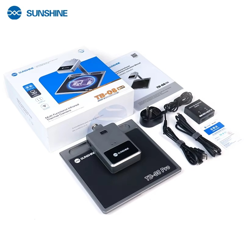 SUNSHINE TB-08 Pro Infrared Detector Dual Light Direct Connection Rapid Diagnosis Thermal Camera for PCB Shortcircuit Instrument