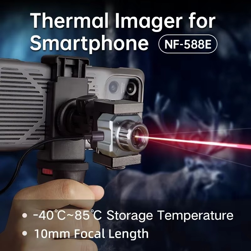 NF-588E 256*192 Pixels Thermal Imager Type-C Android Mobile Thermal Imager 25Hz Infrared Camera PCB Circuit Repair Fault Detect