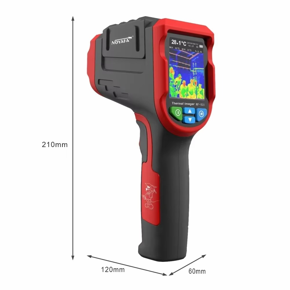 -10~400℃ Infrared Thermal Imager NF-521 Handheld Industrial Test Heating Detector 2000 Pixels Temperature Thermal Imaging Camera