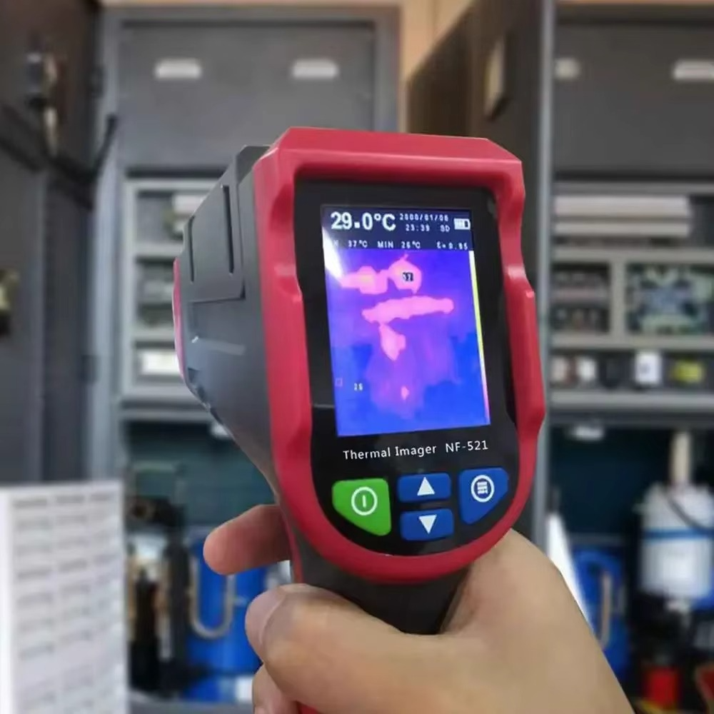 -10~400℃ Infrared Thermal Imager NF-521 Handheld Industrial Test Heating Detector 2000 Pixels Temperature Thermal Imaging Camera