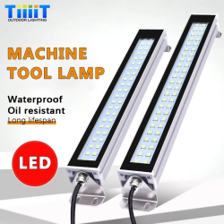 LED 24~230V IP67 Machine Tool Work Light Waterproof Oil Proof Explosion-proof Light CNC Lathe Lamp Workshop Aluminum Alloy Lamp