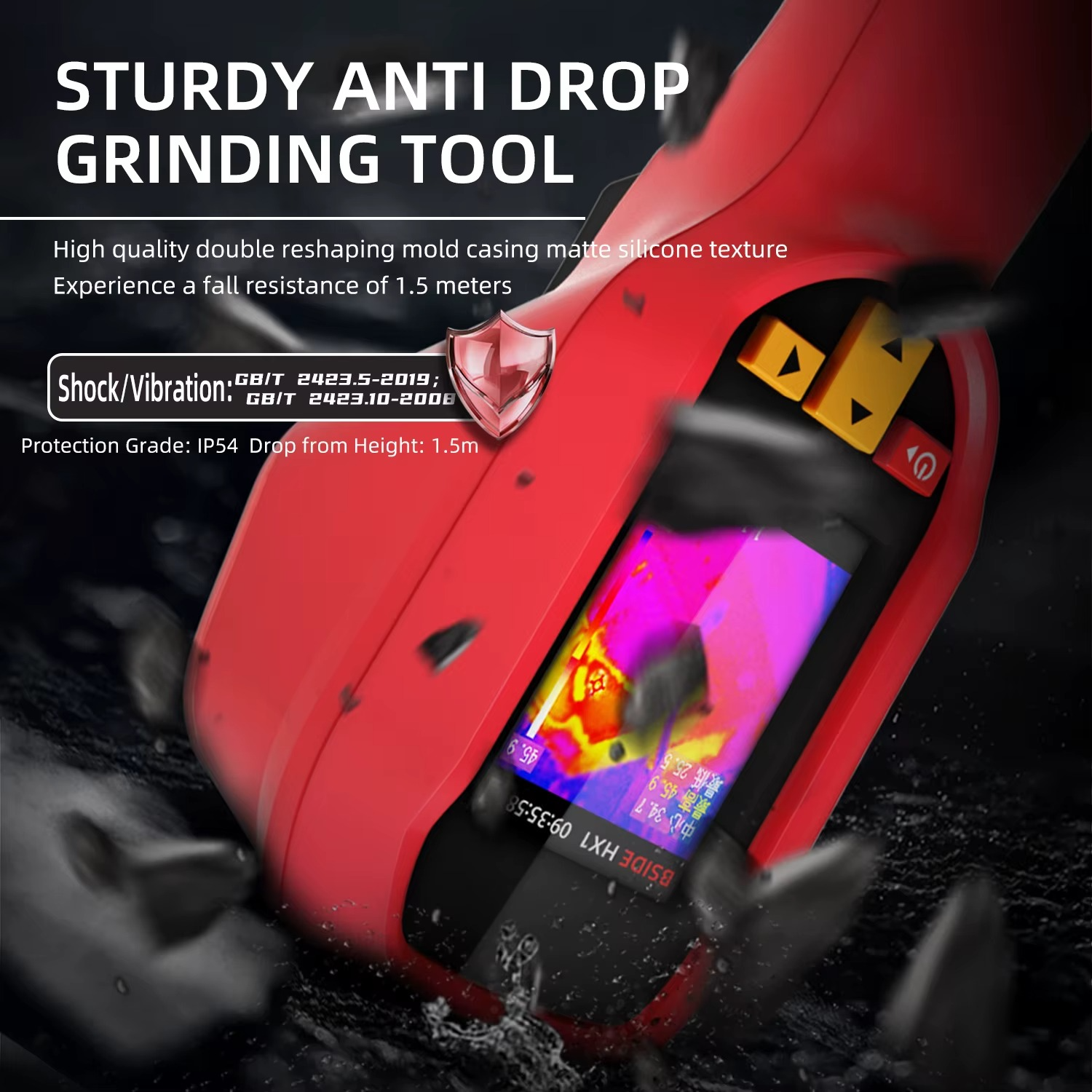 BSIDE Thermal Imaging Camera HX1 Handheld Industrial -20-550C HD Resolution PCB Pipe Inspection Fire Safety Thermal Imager