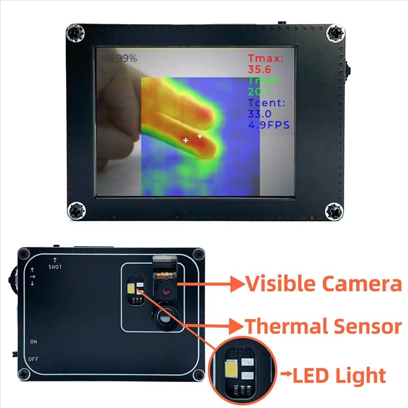 B29C-TICAM1 Industrial Infrared Thermal Imaging Camera Accessories Parts With 200MP Visible Light Lens