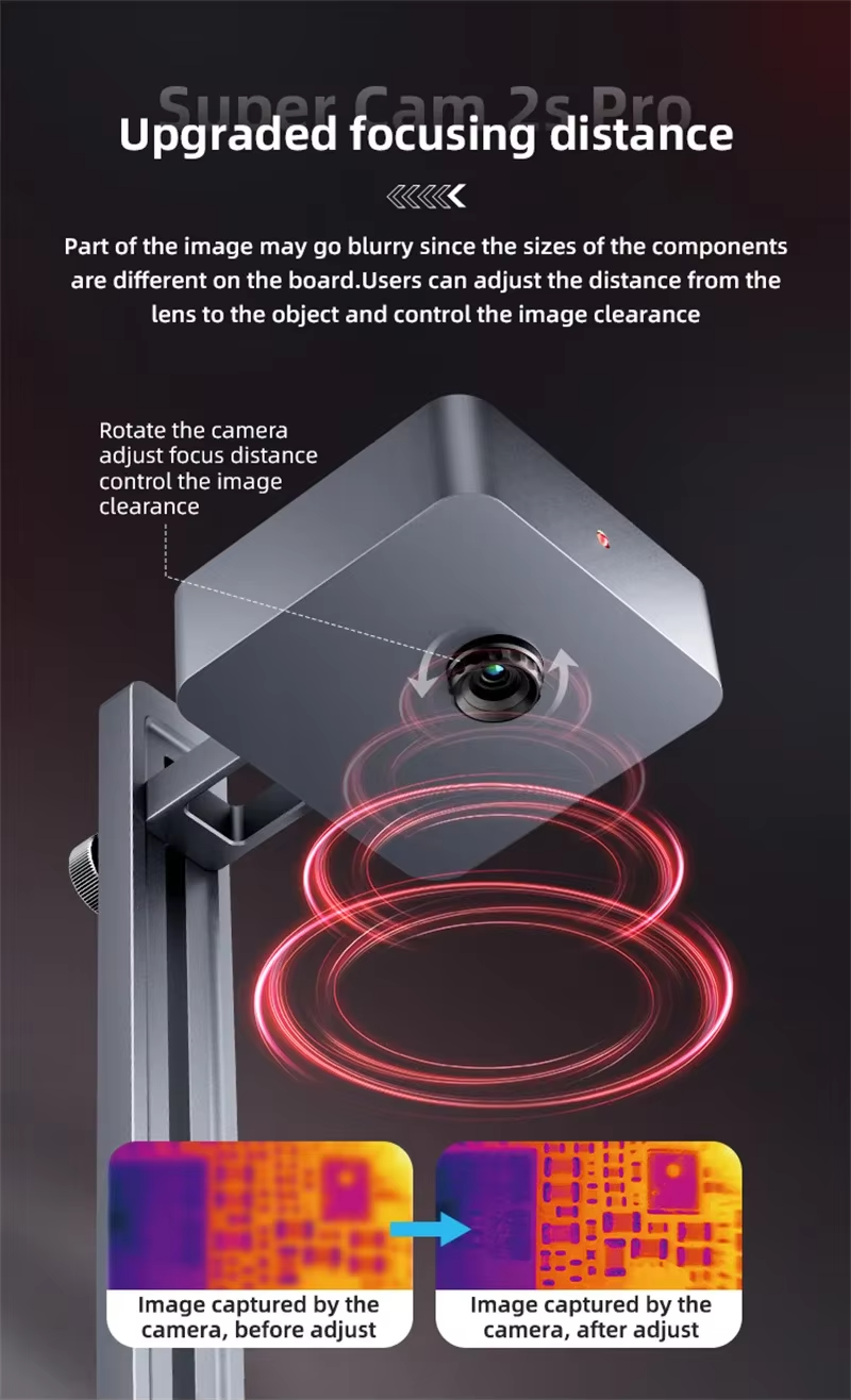 Qianli MEGA-IDEA Super IR Cam 2S Pro 3D Infrared Thermal Camera PCB Short Circuit Fault Quick Detector Thermal Imager