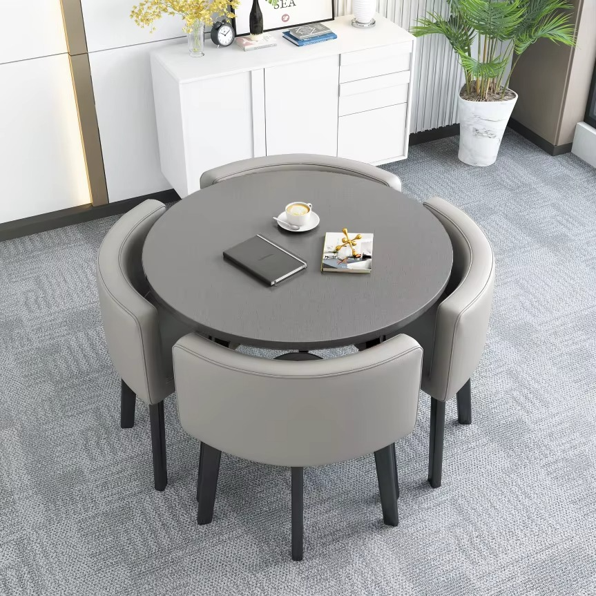 Modern Durable Dining Table Set 4 Seater Dining Room Table and Chairs for Home Furniture