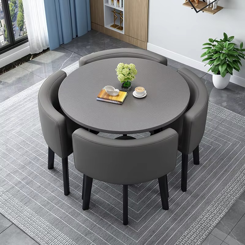 Modern Durable Dining Table Set 4 Seater Dining Room Table and Chairs for Home Furniture
