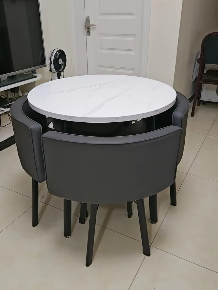 Modern Durable Dining Table Set 4 Seater Dining Room Table and Chairs for Home Furniture