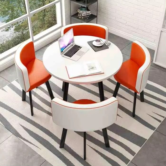 Modern Durable Dining Table Set 4 Seater Dining Room Table and Chairs for Home Furniture