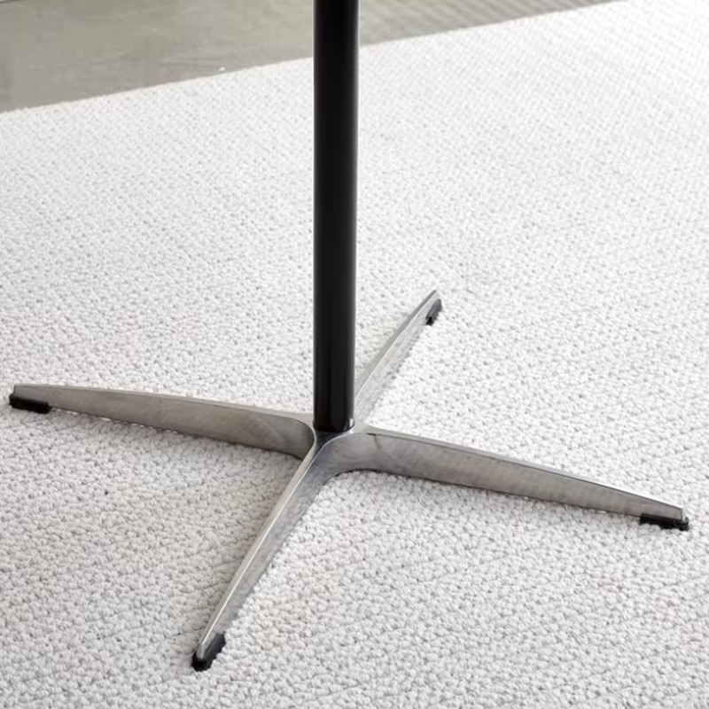 Modern Round Dining Table Portable Individual Restaurant Tables Luxury Room Kitchen Tables Easy To Clean Dining Room Furniture