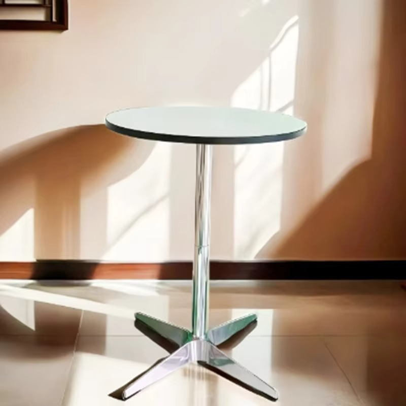Modern Round Dining Table Portable Individual Restaurant Tables Luxury Room Kitchen Tables Easy To Clean Dining Room Furniture