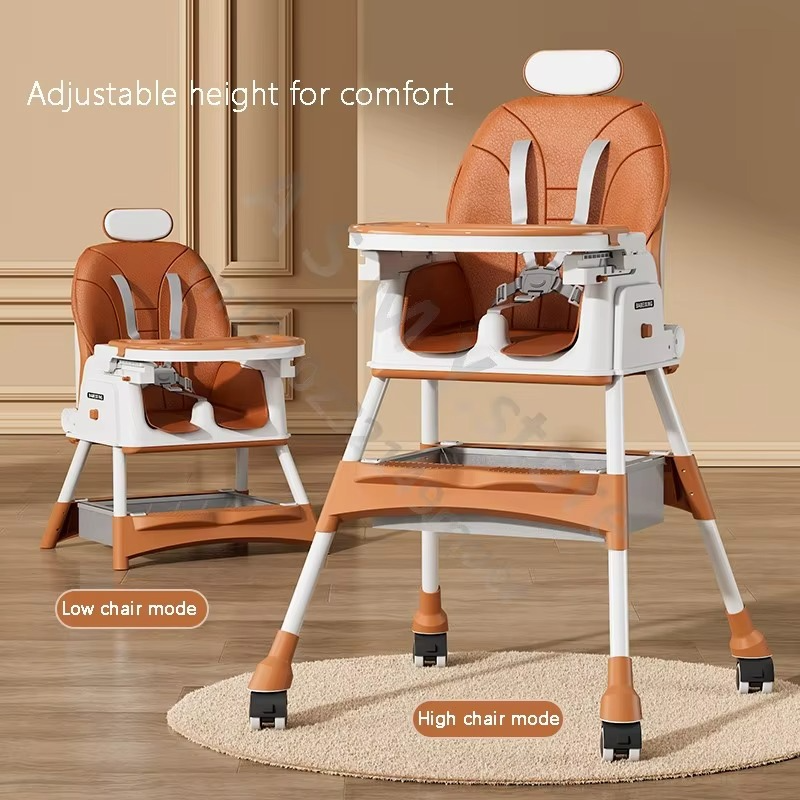 Children's dining chair/foldable seat/You can sit or lie down/baby multifunctional lift home learning to sit dining table chair
