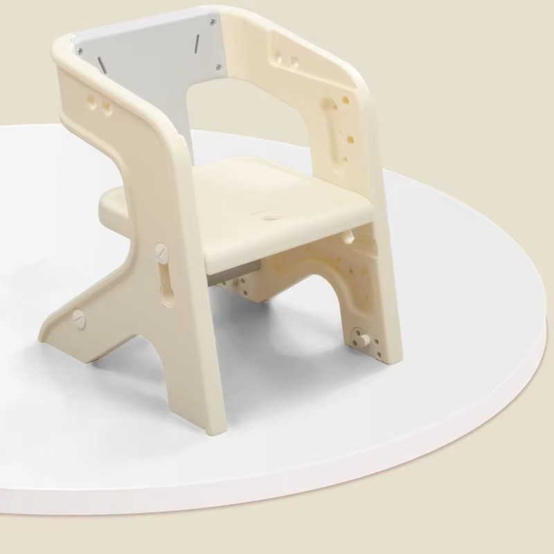 5Position Convertible High Chair Adjustable Reclining Baby Feeding Seat with Tray Footrest Certified by ASTM Safety Standards