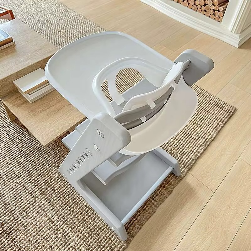 Widened Thickened Plastic Baby High Chair Multifunctional Growth Learning Seat with Storage, Home Use Children's Dining Chair