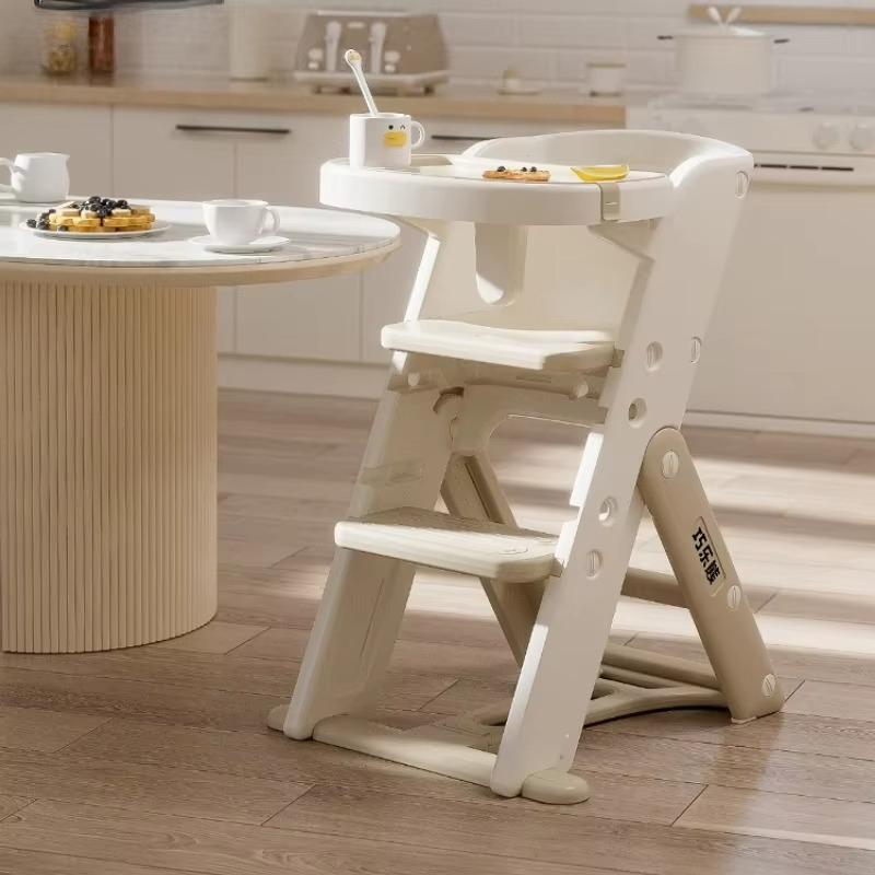 Foldable Multifunctional Baby Dining Chairs, Home Children's Growth Chair, Dining Tables Baby High Chair, Kids Learning Chair