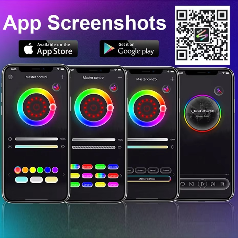 RGB Controller For 5050 2835 LED Strip Light 1500W 750W AC220V Dimmer with 24Keys Remote/Bluetooth APP/Wifi Controller Alexa