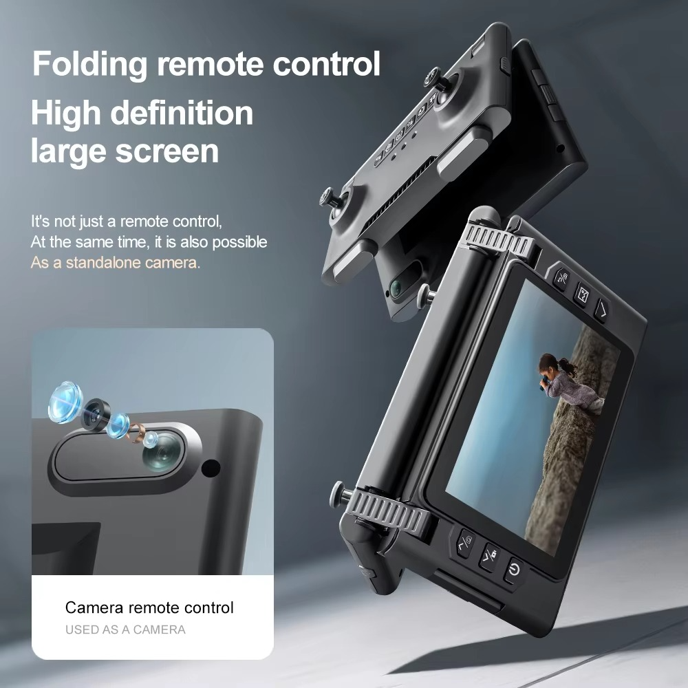 M66 Drone 8K Folding Remote Control With Camera And Screen 5G FPV Camera Quadcopter Brushless Motor RC Quadcopter