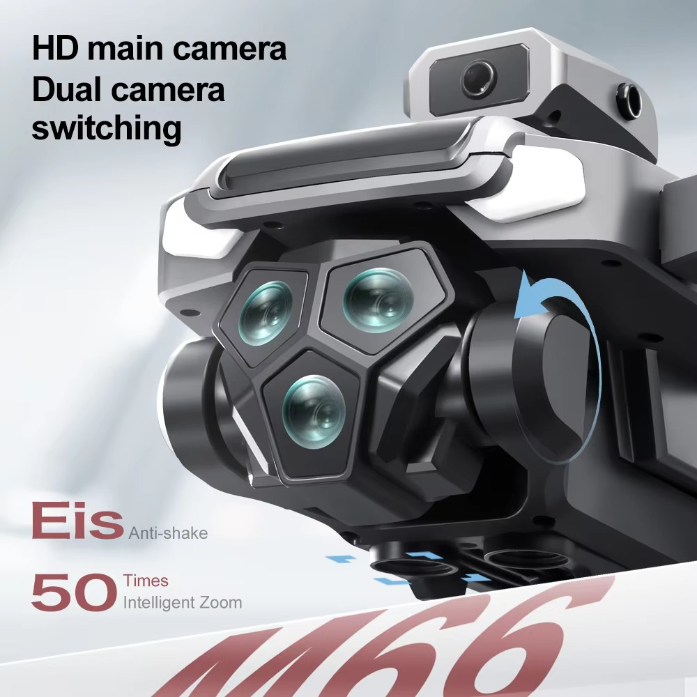 M66 Drone 8K Folding Remote Control With Camera And Screen 5G FPV Camera Quadcopter Brushless Motor RC Quadcopter