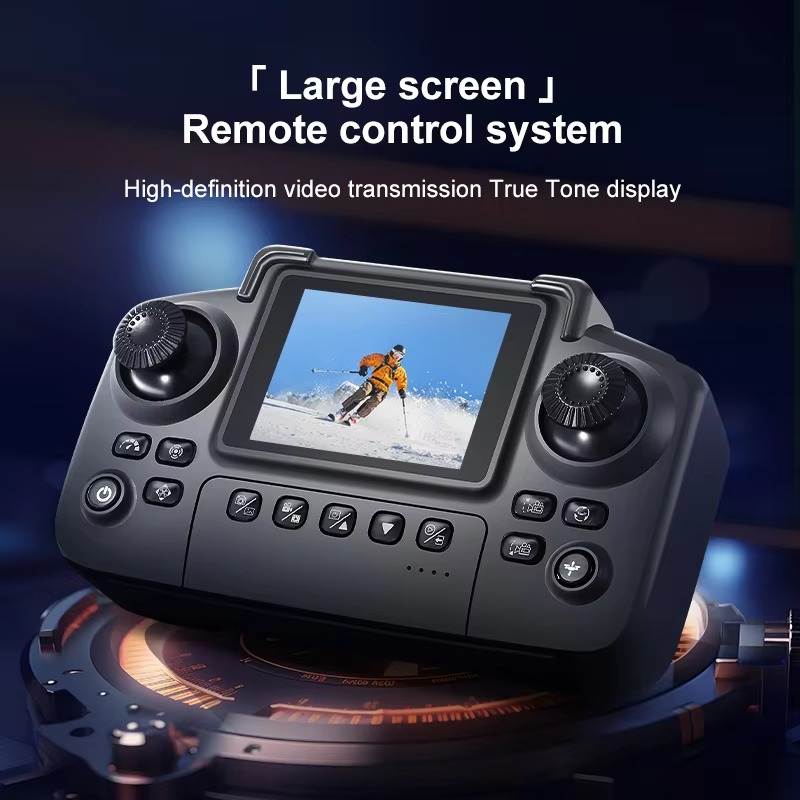 GPS RC Drone With Screen 4K Professinal Double Camera Aerial Brushless Light Flow Intelligent Obstacle Avoidance RC Quadcopter