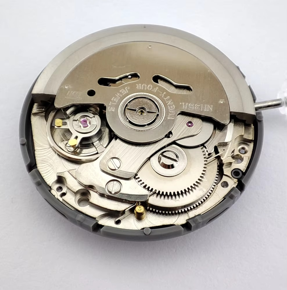NH35 Mechanical Movement 6 o'clock Crown White Date Automatic Watch Movt Replace Kit High Accuracy Japan Original NH35 Movement